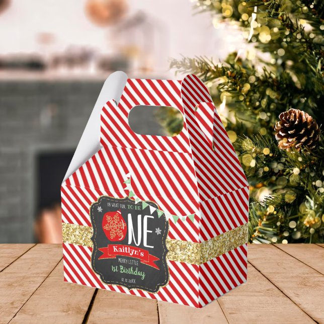 Caja Para Regalos ¡Qué Diversión De Ser Uno! Navidades 1º cumpleaños (Subido por el creador)