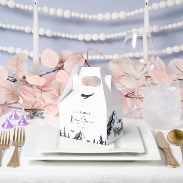 Caja Para Regalos Que la aventura comience Baby Shower (Boda)