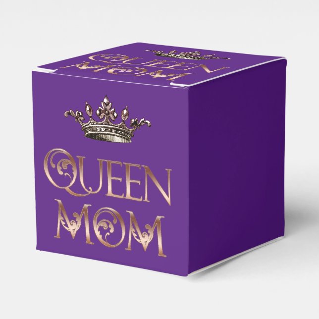 Caja Para Regalos Queen Mom (Costado Anverso)