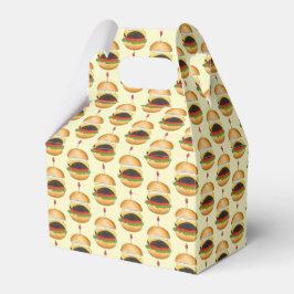 Caja Para Regalos Queso Burger Cheeseburger BBQ Cocina de Barbacoa