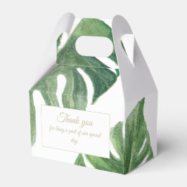 Caja Para Regalos Queso planta tropical Favor Box
