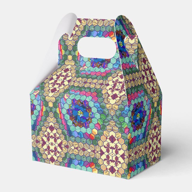 Caja Para Regalos Quilt casero (Front Side)