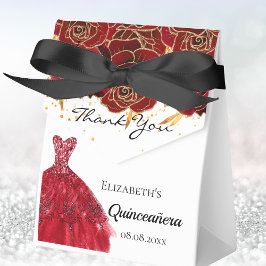 Caja Para Regalos Quinceanera florales blancas rojas vestidos de for