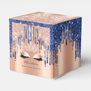 Caja Para Regalos Quinceañeras dulce 16ª marina de Rosa nodal