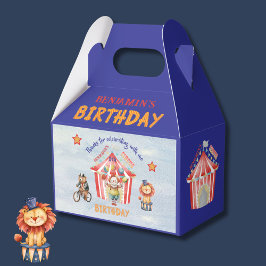 Caja Para Regalos Quinto cumpleaños del Carnaval de Circo Grande Top