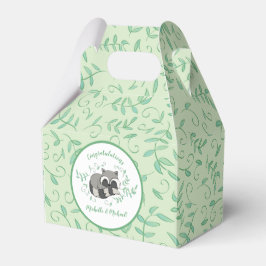 Caja Para Regalos Raccoon Baby Shower