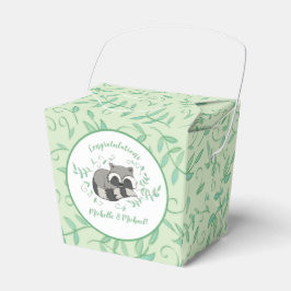 Caja Para Regalos Raccoon Baby Shower