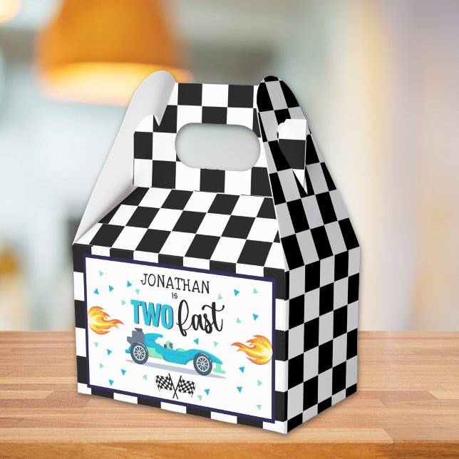 Caja Para Regalos Race Car Birthday 2nd Party for Boys (Subido por el creador)