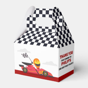 Caja Para Regalos Race Car Carreras fiesta de cumpleaños verificada