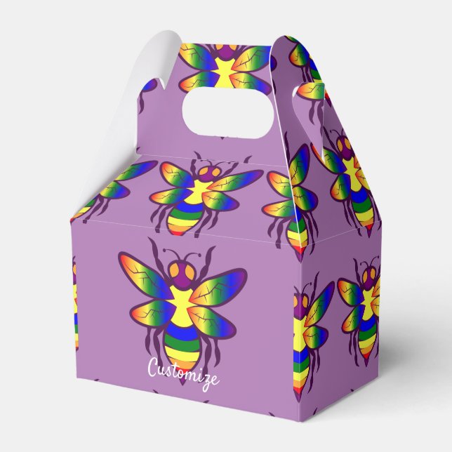 Caja Para Regalos Rainbow Bee Thunder_Cove (Front Side)