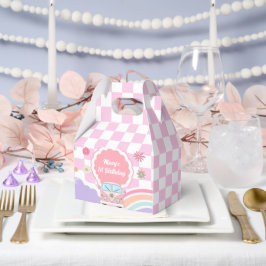 Caja Para Regalos Rainbow Daisy Floral Car Birthday