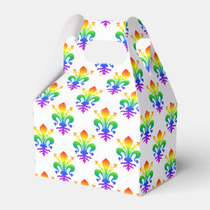 Caja Para Regalos Rainbow Fleur-de-lis