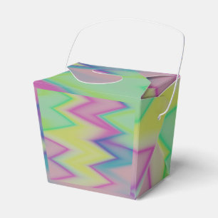 Caja Para Regalos Rainbow Zigzags