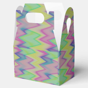 Caja Para Regalos Rainbow Zigzags