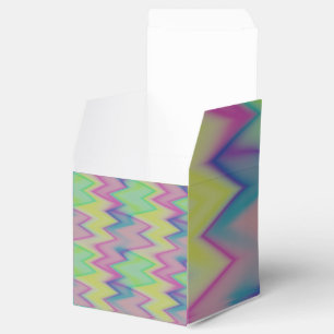Caja Para Regalos Rainbow Zigzags
