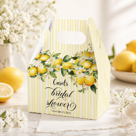 Caja Para Regalos Rama de limón Despedida de soltera mediterránea de
