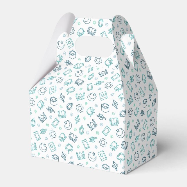 Caja Para Regalos Ramadan Doodles Favorito Box (Front Side)