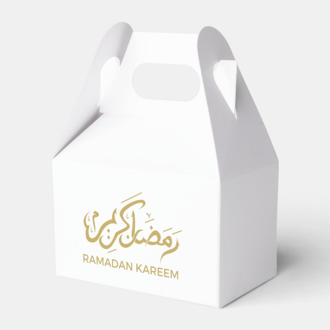 Caja Para Regalos Ramadan Kareem árabe islámico (Front Side)