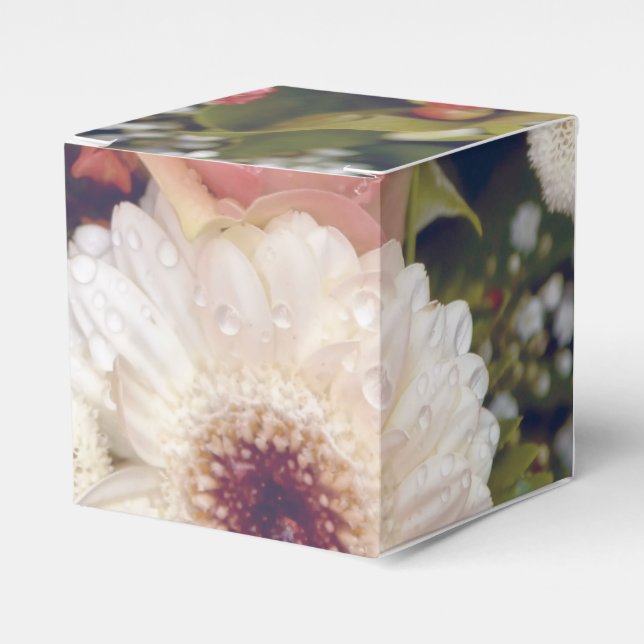 Caja Para Regalos Ramo de Flores Románticas (Costado Anverso)