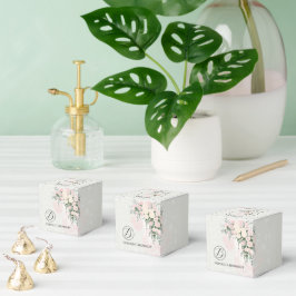 Caja Para Regalos Ramo en cascada de rosa de arce blush wisteria