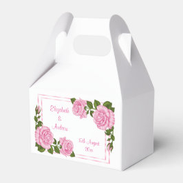 Caja Para Regalos Ramos de Esquina Rosados Bonitos para Boda