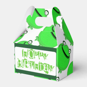 Caja Para Regalos Ranas de lúpulo del cumpleaños