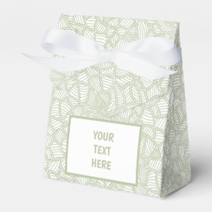 Caja Para Regalos Random Leaf Mosaic Pale Green