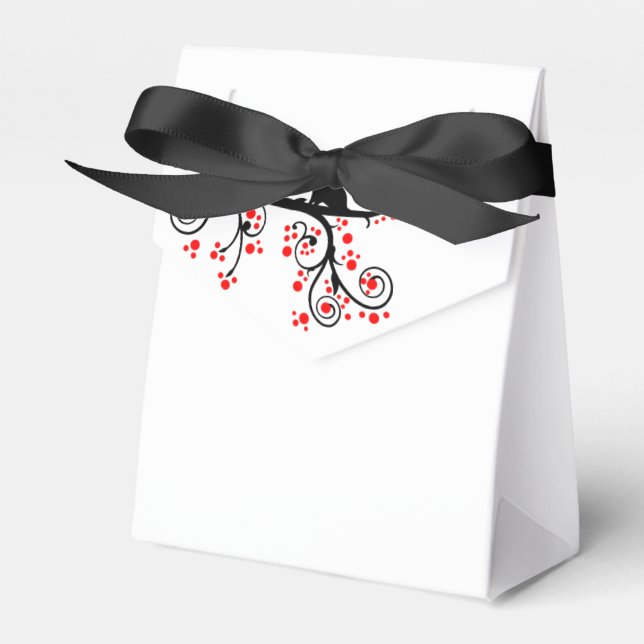 Caja Para Regalos Rata y árbol del Año Nuevo chino 2020 (Front Side)
