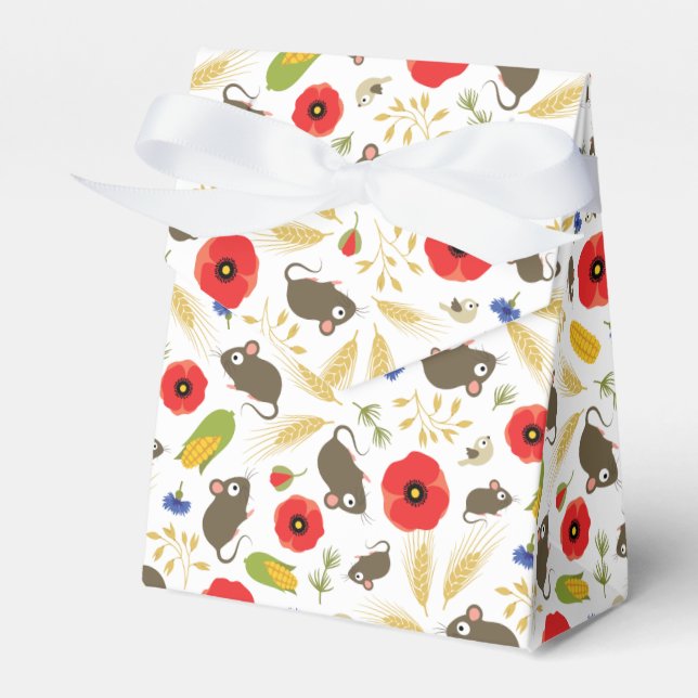 Caja Para Regalos ratones en campo de grano (Front Side)