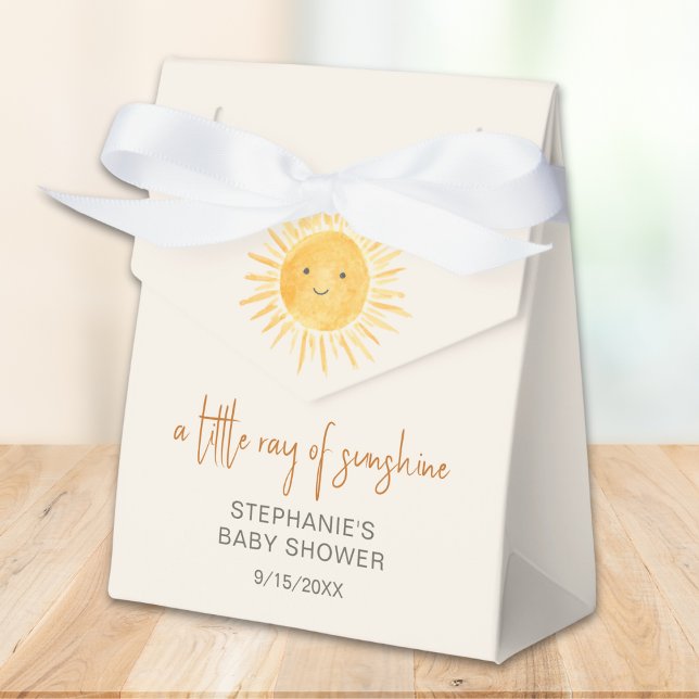 Caja Para Regalos Ray Of Sunshine Baby Shower (Subido por el creador)