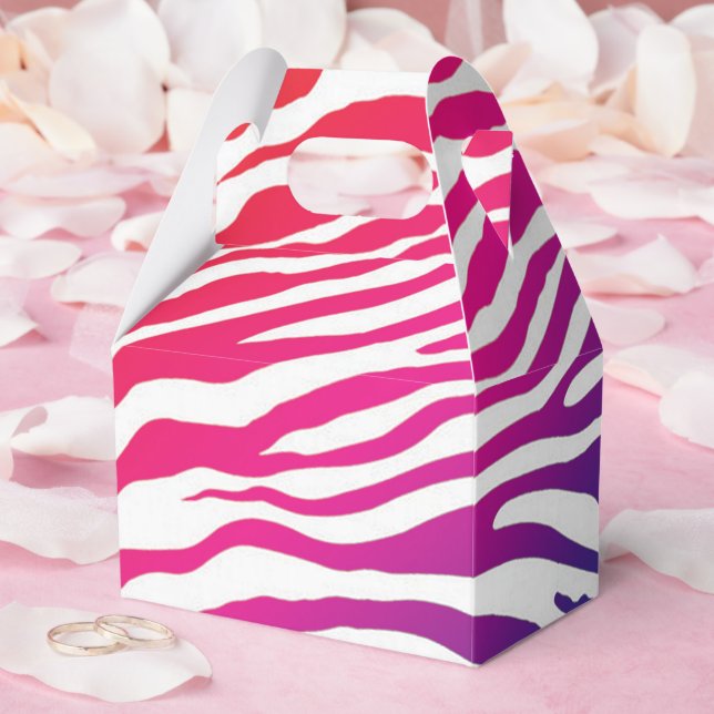 Caja Para Regalos Rayas arcoiris (Boda)