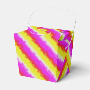 Caja Para Regalos Rayas de arco iris rosado de Artdeco