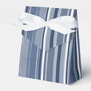 Caja Para Regalos Rayas de azul