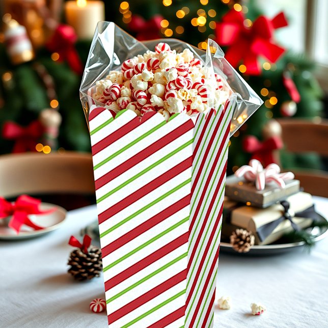 Caja Para Regalos Rayas de menta personalizadas   (Subido por el creador)