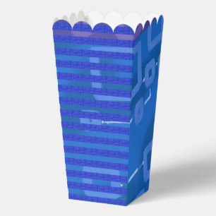 Caja Para Regalos Rayas geométricas rosadas de oro azul de Guay