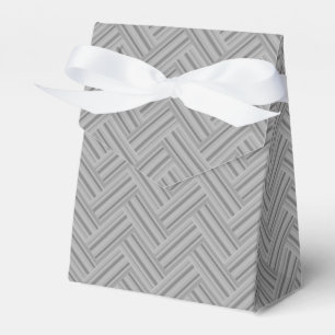 Caja Para Regalos Rayas grises de doble trama