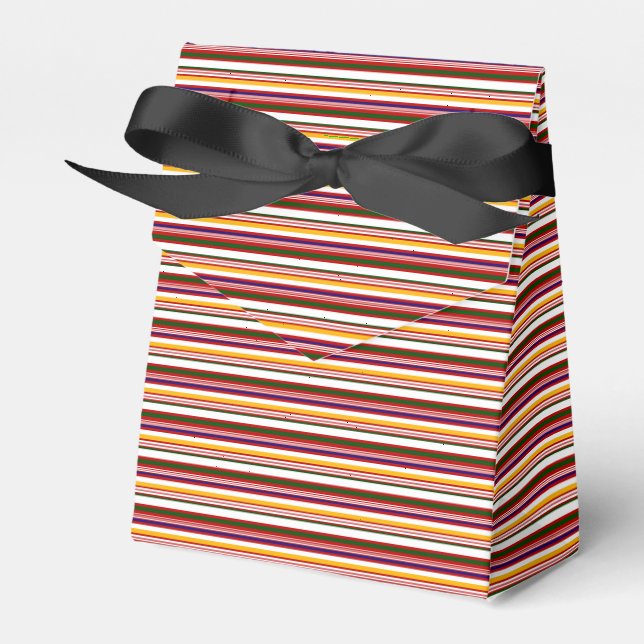 Caja Para Regalos Rayas Horizontales de Caramelo (Front Side)