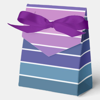 Caja Para Regalos Rayas Multicolores