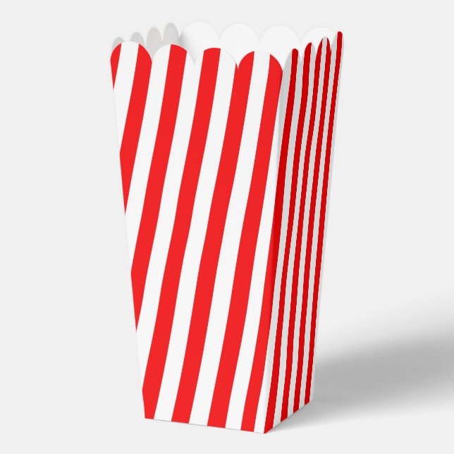 Caja Para Regalos Rayo blanco rojo curtido (Reverso )