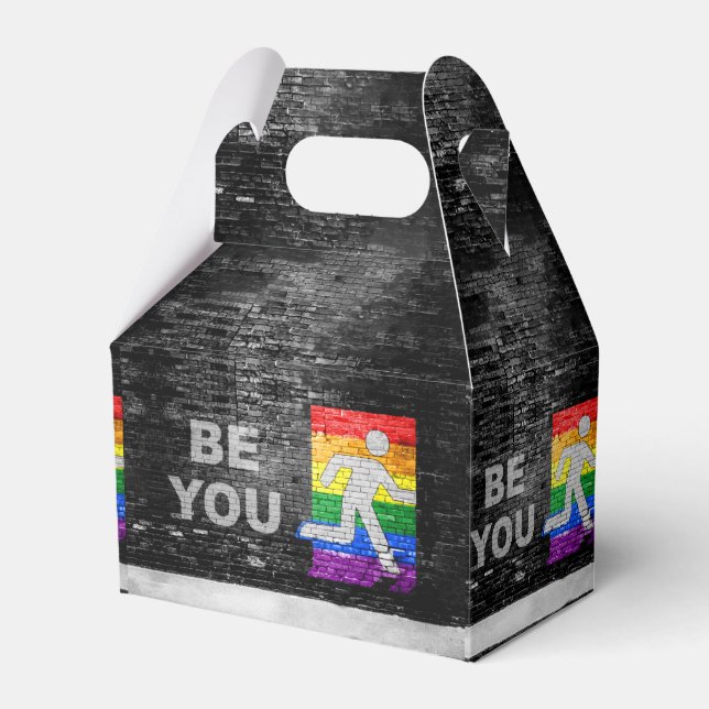 Caja Para Regalos Rayo de la figura del tabique de ladrillo de Slipp (Front Side)