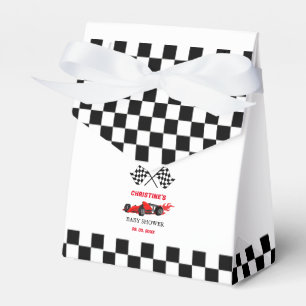 Caja Para Regalos Raza de coches rojos Ducha bebé