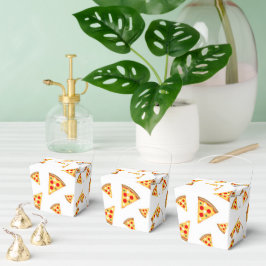 Caja Para Regalos Rebanadas de pizza divertidas y geniales sobre fon