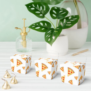 Caja Para Regalos Rebanadas de pizza divertidas y geniales sobre fon
