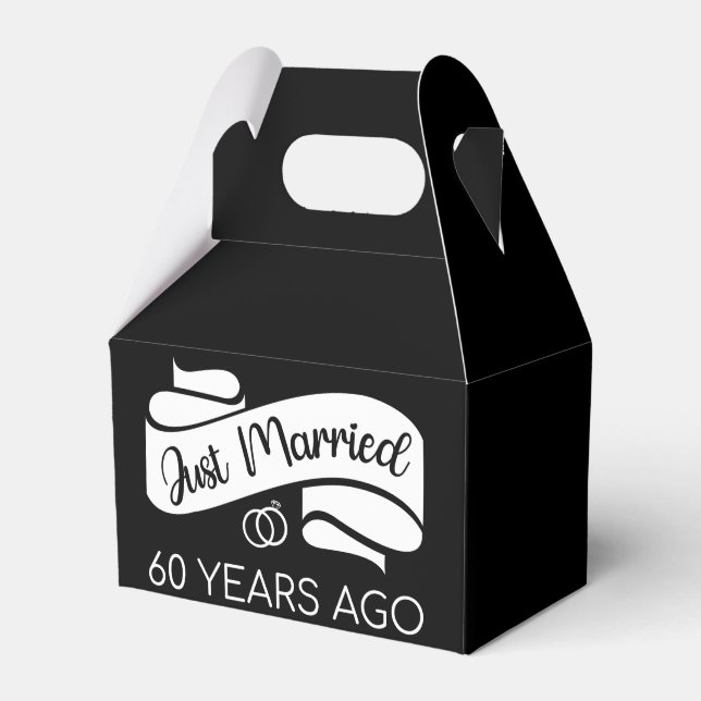 Caja Para Regalos Recién Casado Hace 60 Años V (Front Side)