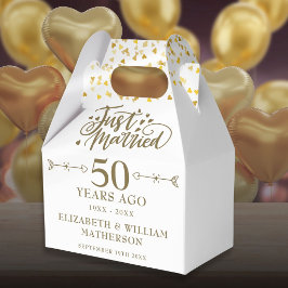Caja Para Regalos Recién casados 50º aniversario de bodas de oro