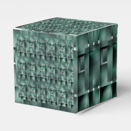 Caja Para Regalos Rectangular shapes in dark and spotted green