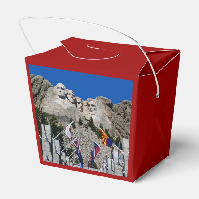 Caja Para Regalos Recuerdo de fotos del Personalizable Mount Rushmor (Reverso)