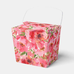 Caja Para Regalos Recuerdos de Despedida de Soltera con Flores de Ac