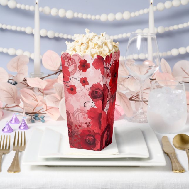 Caja Para Regalos Red Bloom Symphony (Boda)