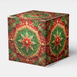 Caja Para Regalos Red Green Holiday Decorative Favor Box